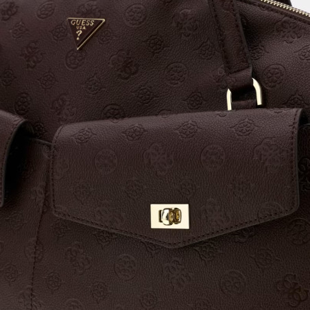 Guess Blake Dome Shopper Brown Logo