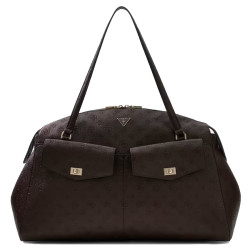 Guess Blake Sac Shopper Dome Brown Logo