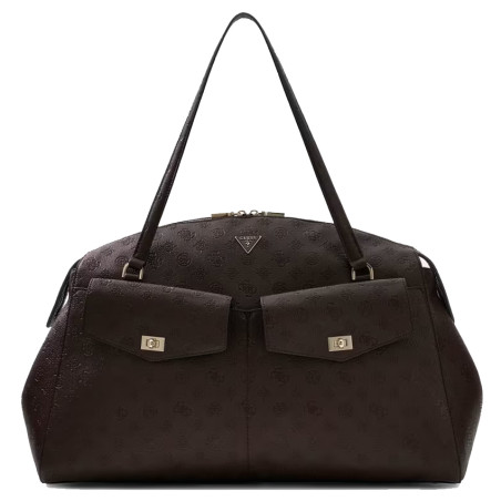 Guess Blake Sac Shopper Dome Brown Logo