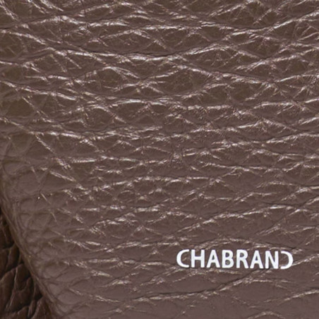Chabrand Adèle Sac Demi-Lune Effet Cuir Grainé 12219 Marron près