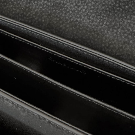 Chabrand By Chabrand Léna Sac Porté Travers & Sa Chaine 11907 Noir compartiment