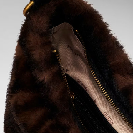 Guess Camden Petit Sac Porté Epaule LEO ouvert
