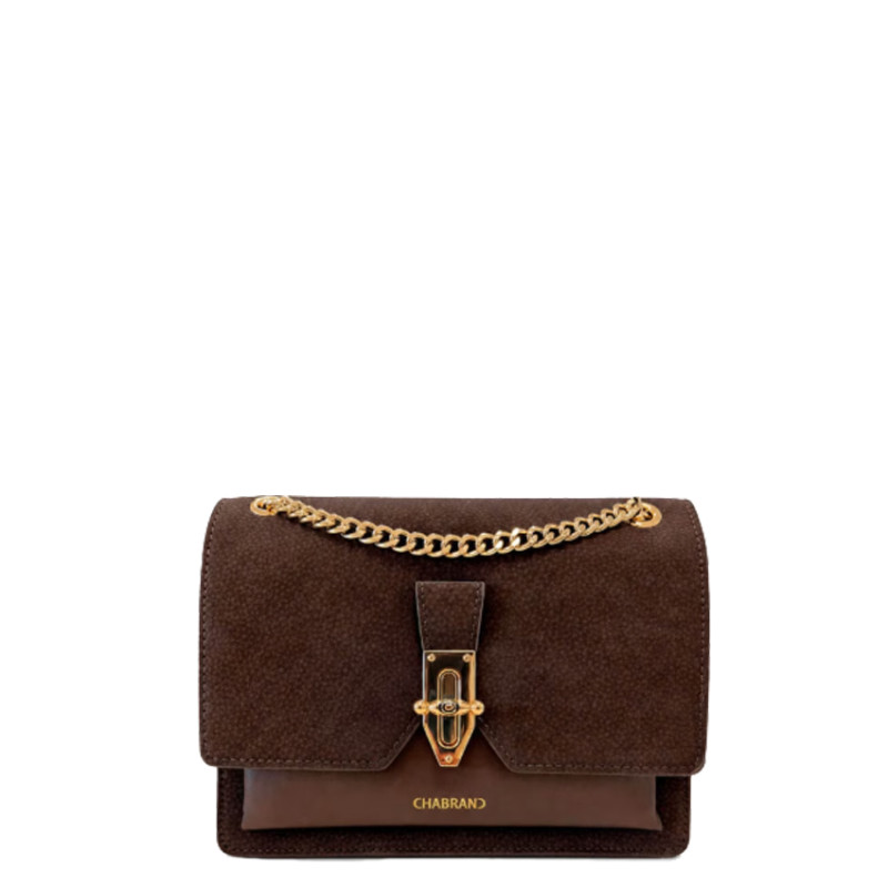 Chabrand By Chabrand Léna Sac Porté Travers & Sa Chaine 11907 Marron