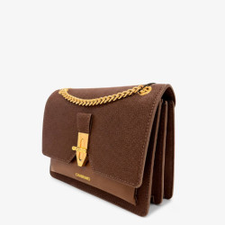 Chabrand By Chabrand Léna Sac Porté Travers & Sa Chaine 11907 Marron