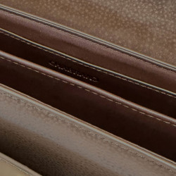 Chabrand By Chabrand Léna Sac Porté Travers & Sa Chaine 11907 Marron ouvert