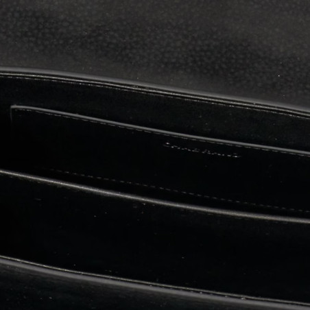 Chabrand By Chabrand Léna Sac Porté Main Effet Cuir Lisse 11908 Noir ouvert