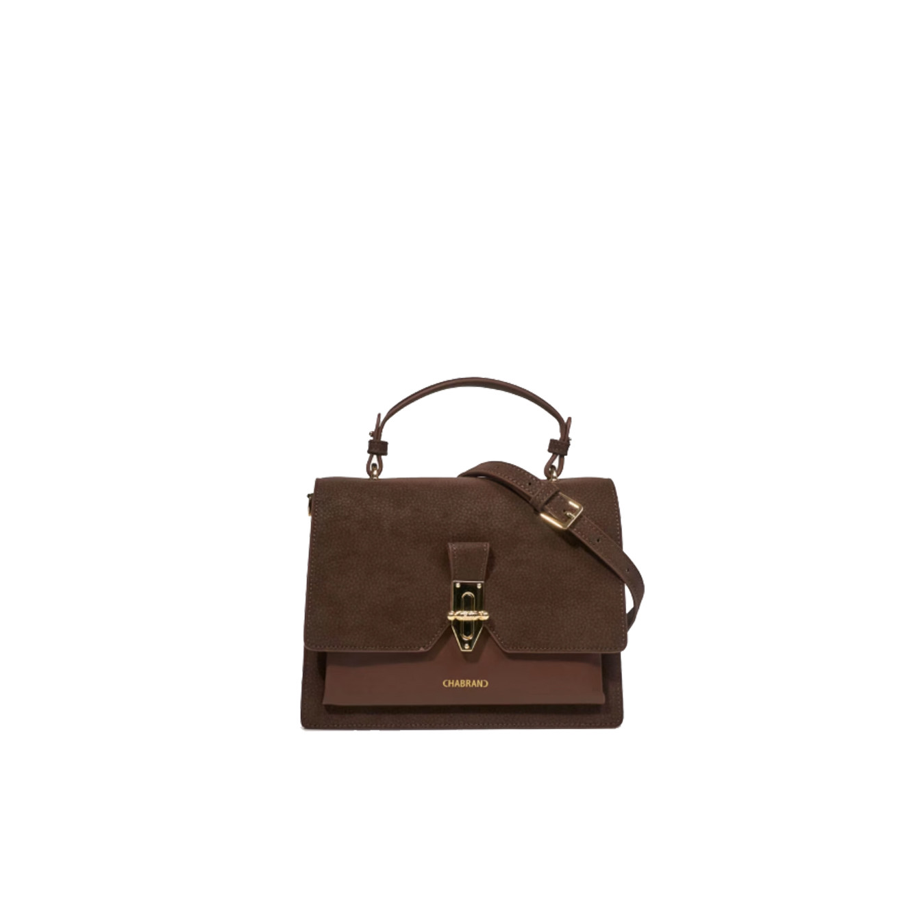 Chabrand By Chabrand Léna Sac Porté Main Effet Cuir Lisse 11908 Marron