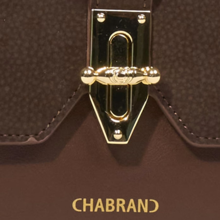 Chabrand By Chabrand Léna Sac Porté Main Effet Cuir Lisse 11908 Marron près