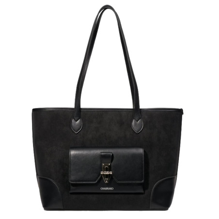 Chabrand By Chabrand Léna Sac Shopping Effet Cuir Lisse 11911 Noir