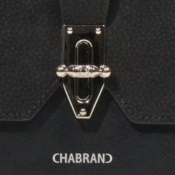 Chabrand By Chabrand Léna Sac Shopping Effet Cuir Lisse 11911 Noir fermoir