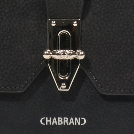 Chabrand By Chabrand Léna Sac Shopping Effet Cuir Lisse 11911 Noir fermoir