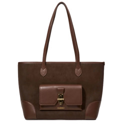 Chabrand By Chabrand Léna Sac Shopping Effet Cuir Lisse 11911 Marron