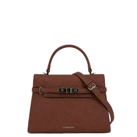 Chabrand By Chabrand Louise Handbag Grainy Effect 12025 Brown