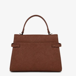 Chabrand By Chabrand Louise Handbag Grainy Effect 12025 Brown