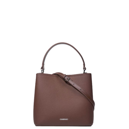 Chabrand By Chabrand Mathilde Sac Seau Effet Grainé 12417 Marron Foncé