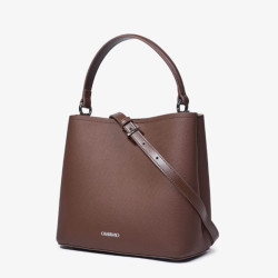 Chabrand By Chabrand Mathilde Sac Seau Effet Grainé 12417 Marron Foncé
