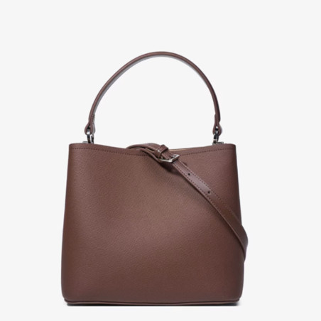 Chabrand By Chabrand Mathilde Sac Seau Effet Grainé 12417 Marron Foncé