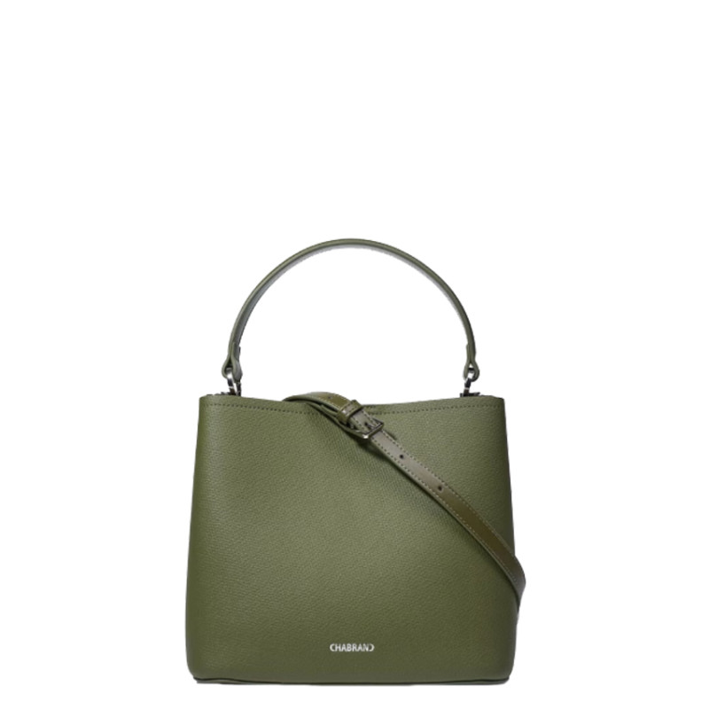 Chabrand By Chabrand Mathilde Bucket Bag Grainy Effect 12417 Khaki
