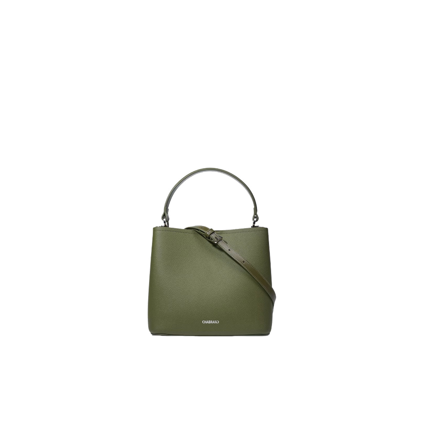 Chabrand By Chabrand Mathilde Bucket Bag Grainy Effect 12417 Khaki