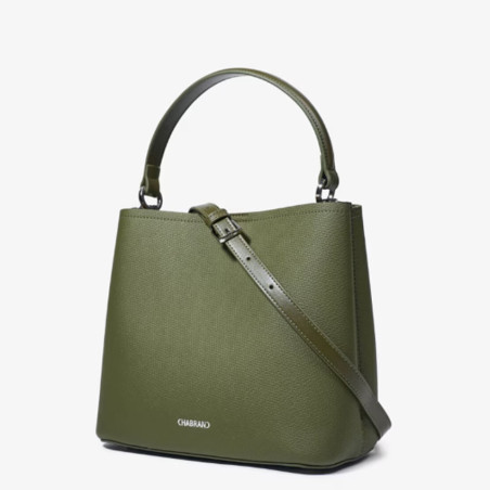 Chabrand By Chabrand Mathilde Sac Seau Effet Grainé 12417 Kaki côté