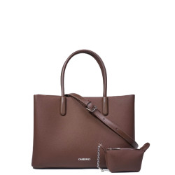 Chabrand By Chabrand Mathilde Handbag & Its Small Grainy Pouch 1242...