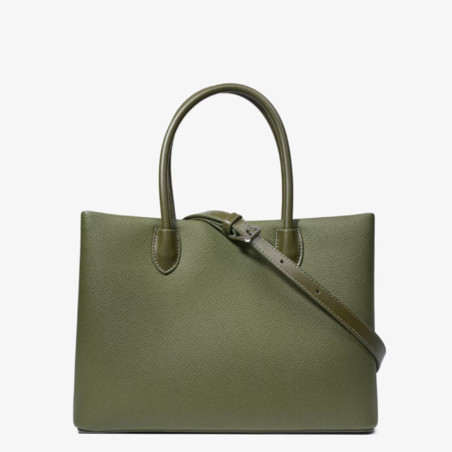 Chabrand By Chabrand Mathilde Sac Porté Main & Sa Petite Pochette Effet Grainé 12425 Kaki dos