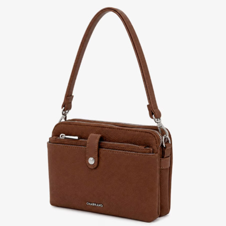 Chabrand Louise Sac Trotteur et Pochette 12005 Marron