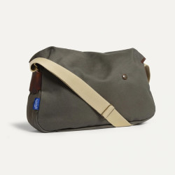 Bleu De Chauffe Léon Besace En Coton BM Kaki dos