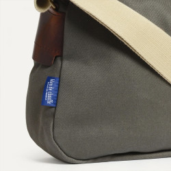 Bleu De Chauffe Léon Satchel in Cotton BM Khaki