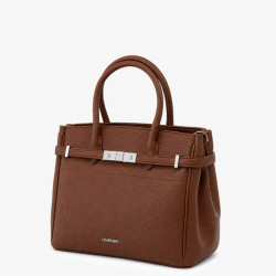 Chabrand Louise Sac Porté Main Effet Cuir Grainé 12010 Marron