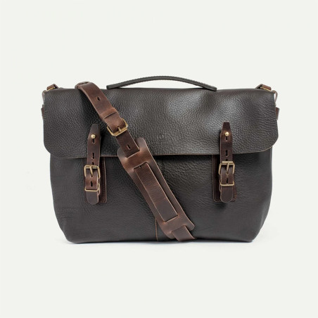 Bleu de Chauffe Lucien Satchel Brown