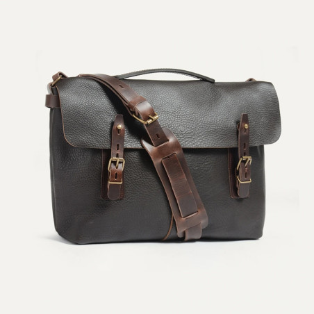 Bleu de Chauffe Sac Besace Lucien Marron Brun  cote