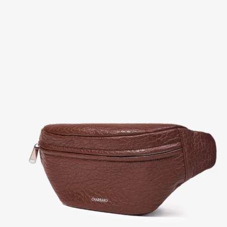Chabrand Louise Sac Banane Effet Cuir Grainé 12230 Marron côté