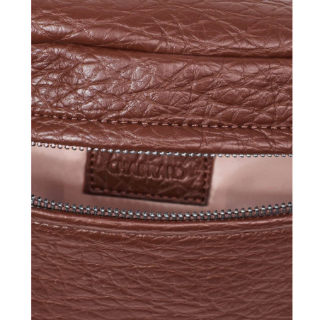 Chabrand Louise Sac Banane Effet Cuir Grainé 12230 Marron ouvert