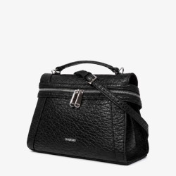 Chabrand Mathilde Sac Porté Main Souple Effet Cuir Grainé12225 Noir