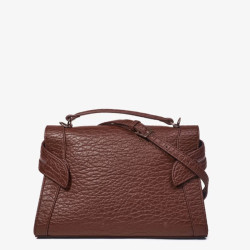 Chabrand Mathilde Sac Porté Main Souple Effet Cuir Grainé 12225 Marron dos