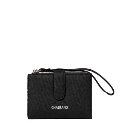 Chabrand Mathilde Portefeuille Effet Cuir Grainé 12462 Noir
