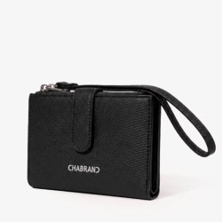 Chabrand Mathilde Portefeuille Effet Cuir Grainé 12462 Noir