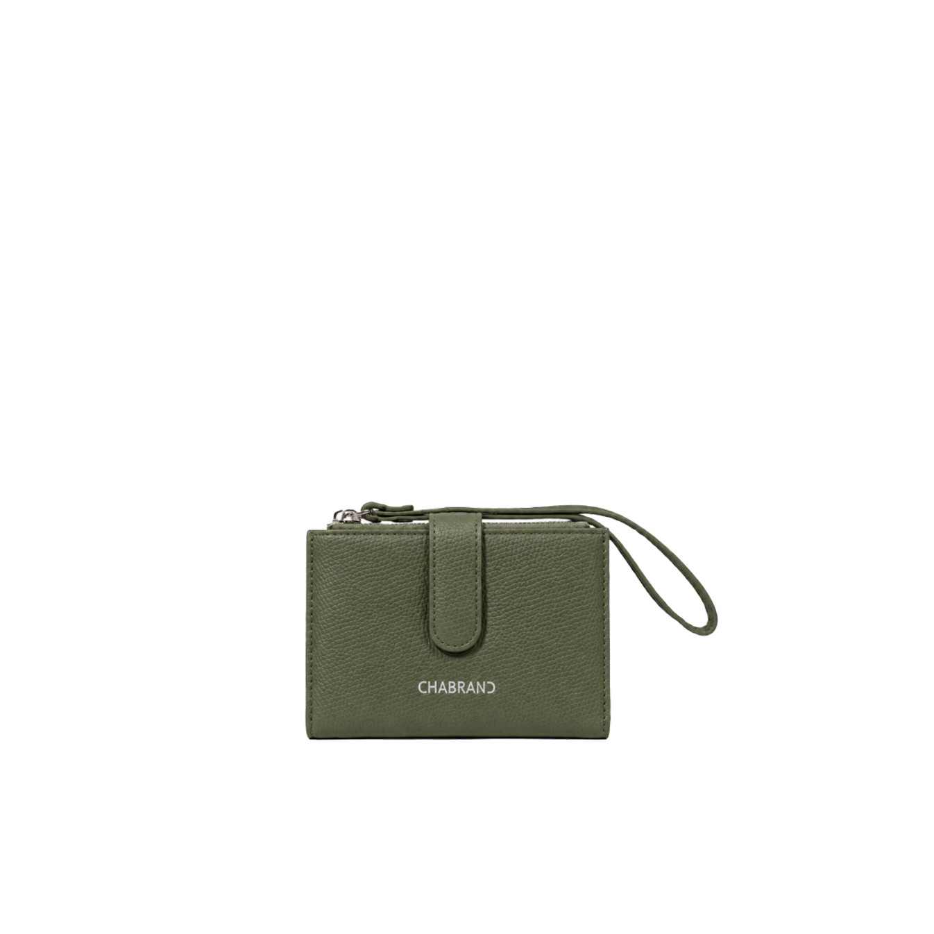 Chabrand Mathilde Portefeuille Effet Cuir Grainé 12462 Kaki