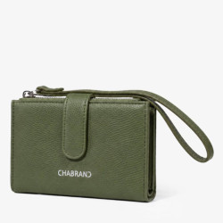 Chabrand Mathilde Portefeuille Effet Cuir Grainé 12462 Kaki