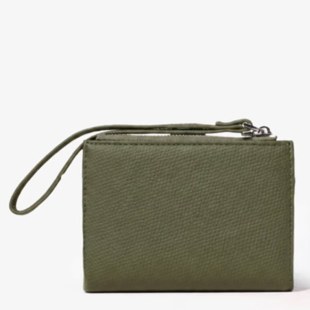 Chabrand Mathilde Portefeuille Effet Cuir Grainé 12462 Kaki