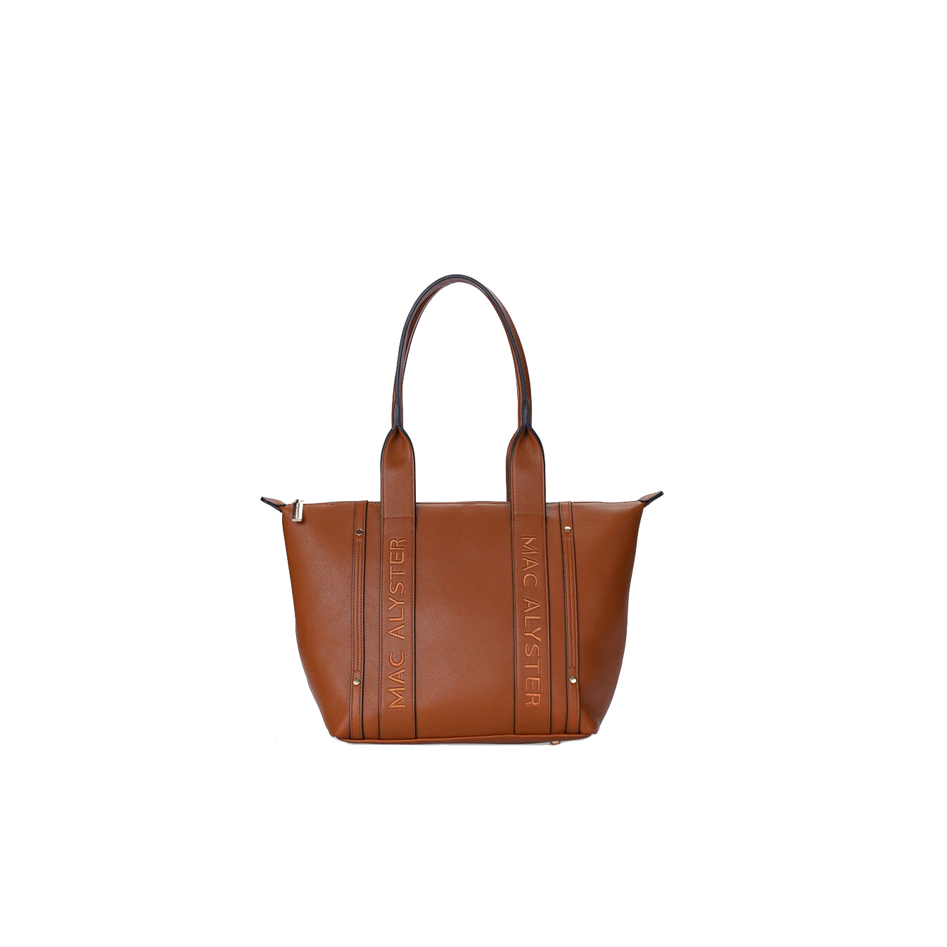 Mac Alyster Abrielle Basic Sac Shopping Format A4 Cognac