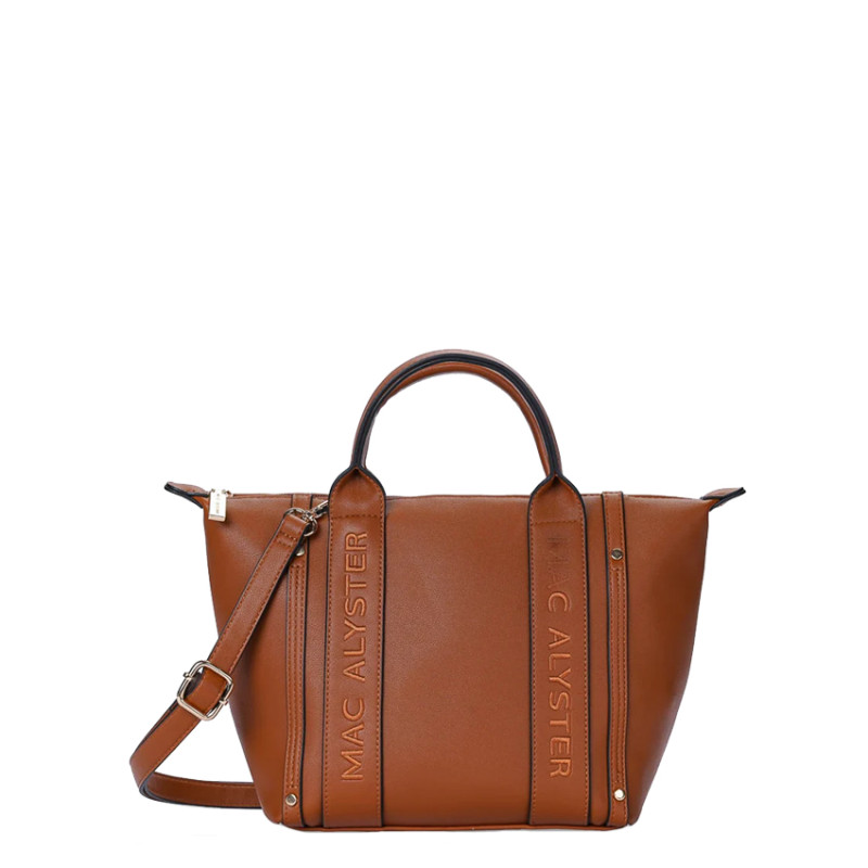 Mac Alyster Abrielle Basic Sac Porté Main Cognac