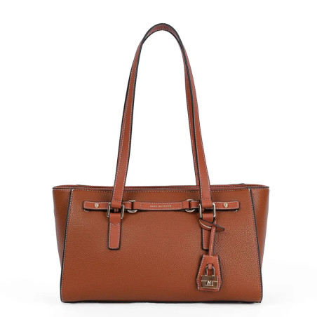 Mac Alyster Arty Grand Sac Baguette Cognac