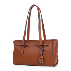 Mac Alyster Arty Grand Sac Baguette Cognac