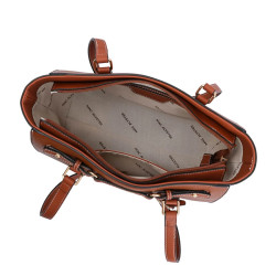 Mac Alyster Arty Grand Sac Baguette Cognac