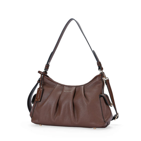 Mac Alyster Cold Sac Besace Chocolat côté
