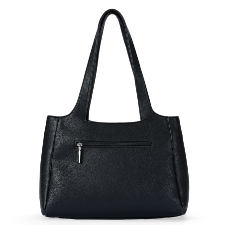 Mac Alyster Fauve Sac Shopping Effet Daim Noir dos