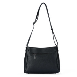 Mac Alyster Fauve Sac Besace En Effet Grainé Noir