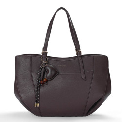 Mac Alyster Harmonia Sac Cabas Extensible & Porte-clés Chocolat face